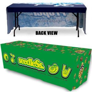 5 ft. Open Back Fitted Trade Show Table Cover