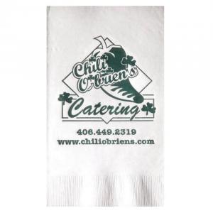 3-Ply White Budget Dinner Napkins - Low Qty