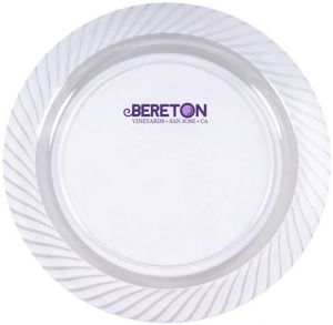10.25" Clear Plastic Plates