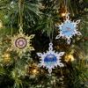 White Snowflake Holiday Ornament