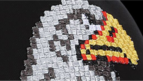 3D Pixelated Embroidery