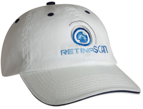 Embroidered White Baseball Cap