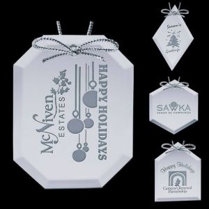 Custom Logo Mirror Ornaments