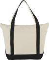 12 oz. Zippered Cotton Tote Bags