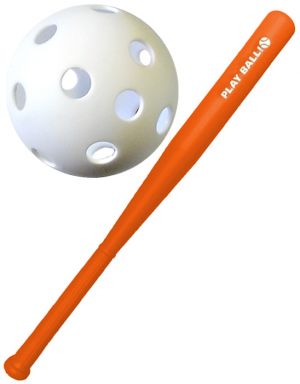 Plastic Baseball Bat &amp; Ball Set