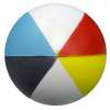 Promotional Beachball Stress Ball-Sideview