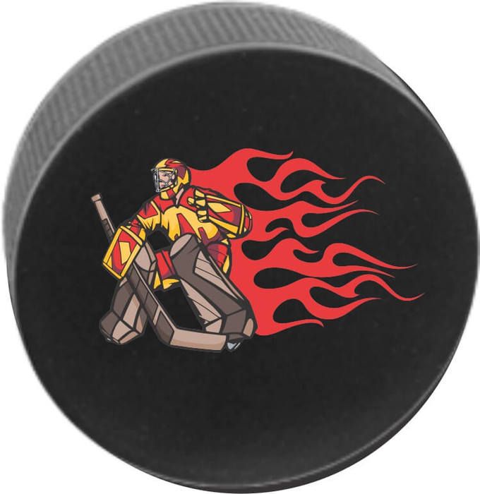 Promotional-Hockey-Puck-Stress-Releiver-Imprinted