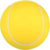 Custom Tennis Ball Stress Reliever - No Print