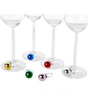 Custom Holiday Glass Markers
