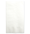 3-Ply White Rectangle Dinner Napkins - Low Quantity