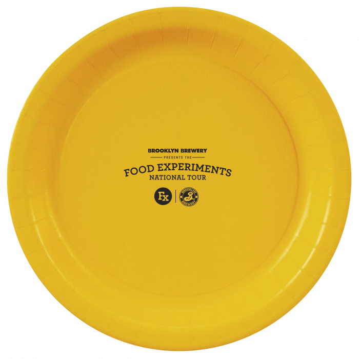 9 inch Colored Paper Plate, Imprinted Logo