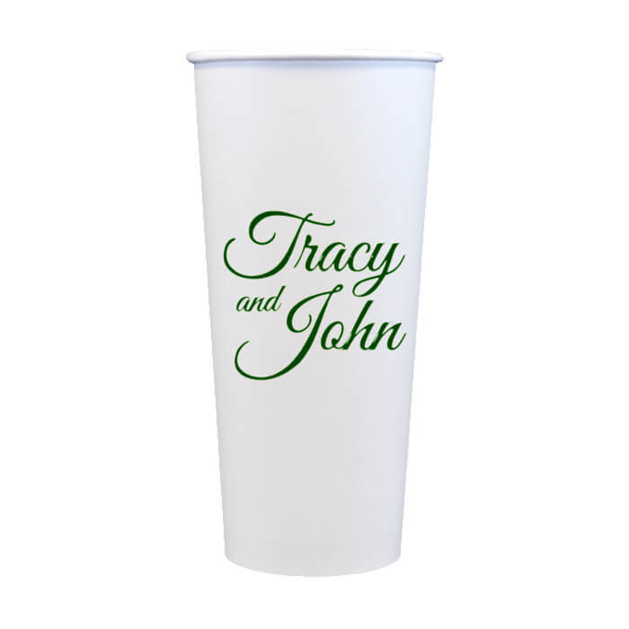 24oz Foam Cups Customized, Imprinted Logo