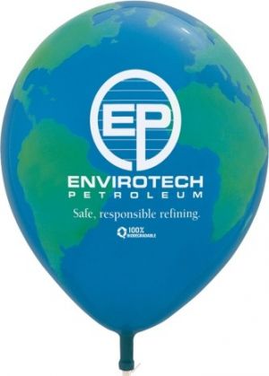 11" Custom Globe Balloons