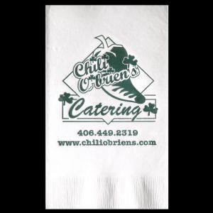 2-Ply White Budget Dinner Napkins - Low Quantity