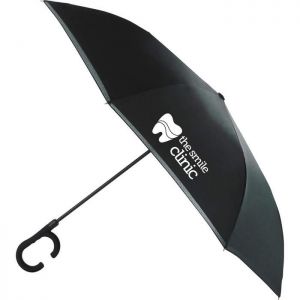 48" Inversion Auto Open Umbrella w/ C-Shap handle