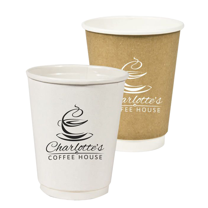 Custom Printed Double Wall Coffee Cups