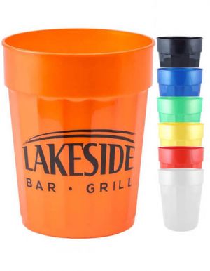 22oz Squat Fluted Stadium Cups