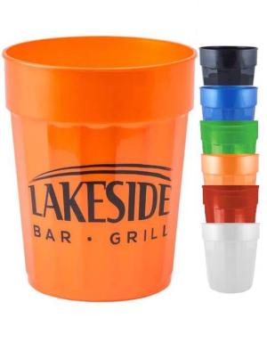 22oz Squat Fluted Stadium Cups