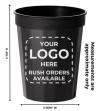 22oz Squat Fluted Stadium Cups
