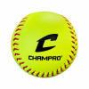 ChamPro Optic Yellow Synthetic Leather Softball