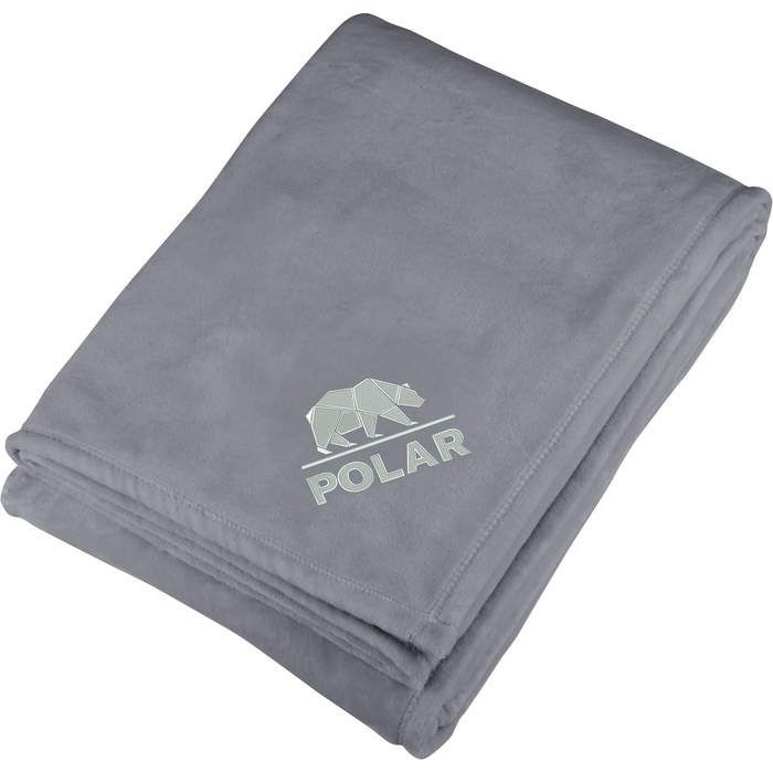 Oversized Ultra Plush Throw Blanket - Gray