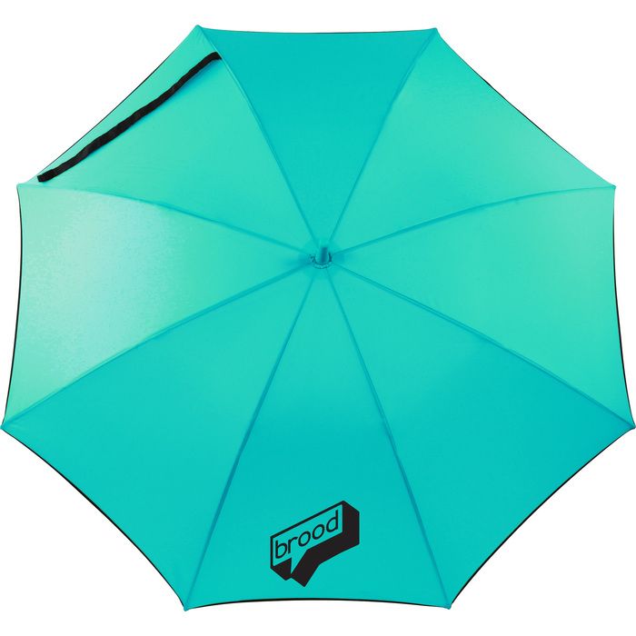 46" Auto Open Colorized Fashion Umbrella - Mint Green