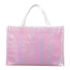 Iridescent Non-Woven Shopper Tote