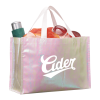 Iridescent Non-Woven Shopper Tote