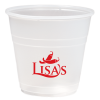 3.5oz Trans Soft Sided Plastic Cups