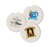 Round Stone Car Coaster Set (Set of 2)