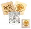 Square Wood Coaster Set (Set of 4)