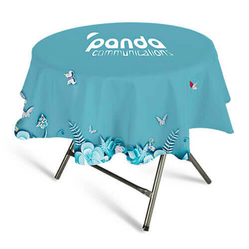 59" Round Trade Show Table Covers