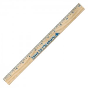 12" Wood Ruler