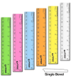 6" Single Bevel Ruler 