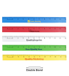12" Double Bevel Ruler