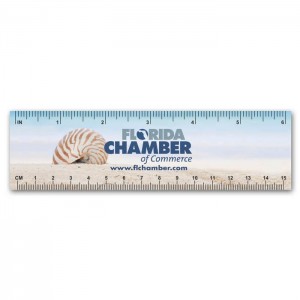 6" Plastic Ruler Bookmark