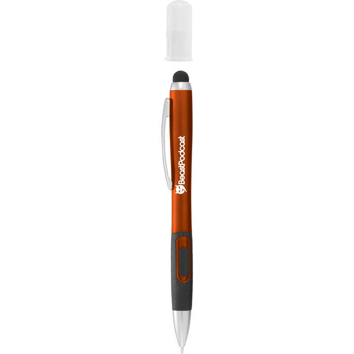 Graham Light Up Pen-Stylus - Orange