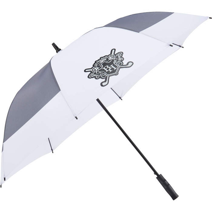 60" Jacquard Sport Auto Open Golf Umbrella - White