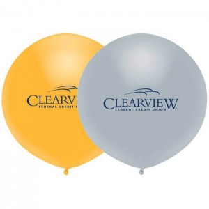 17" Round Outdoor Metallic Balloons