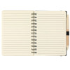 5" x 7" Wheat Straw Notebook With Pen