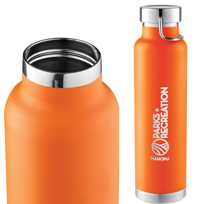 Copper Vacuum Insulated Bottle Drinking Thermal Hot/Cold Cup, 22oz Liquid  Dogs