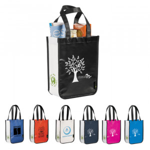 Small Laminated Non-Woven Shopper Tote