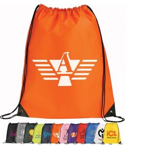 Oriole Large Drawstring Bags