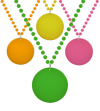 Glow in Dark Medallion Beads