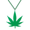 Cannabis Medallion Beads