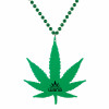 Cannabis Medallion Beads