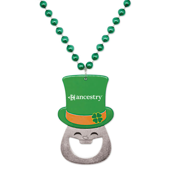 St. Patrick's Bottle Opener Bead
