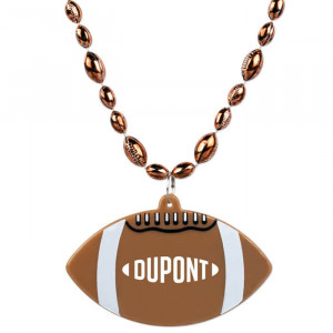 Football Medallion & Beads