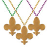 Fleur De Lis Medallion Beads