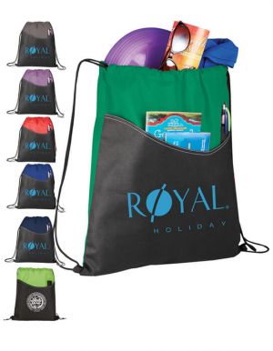 Rivers Pocket Drawstring Bags